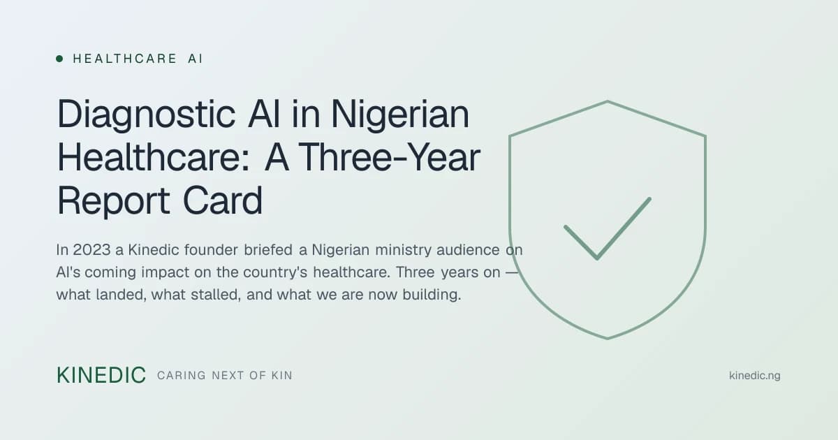 Diagnostic AI in Nigerian Healthcare: A Three-Year Report Card