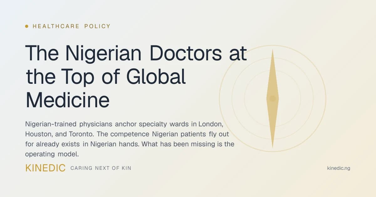 The Nigerian Doctors at the Top of Global Medicine