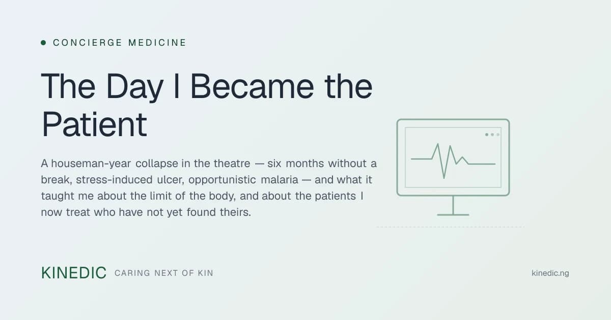 The Day I Became the Patient
