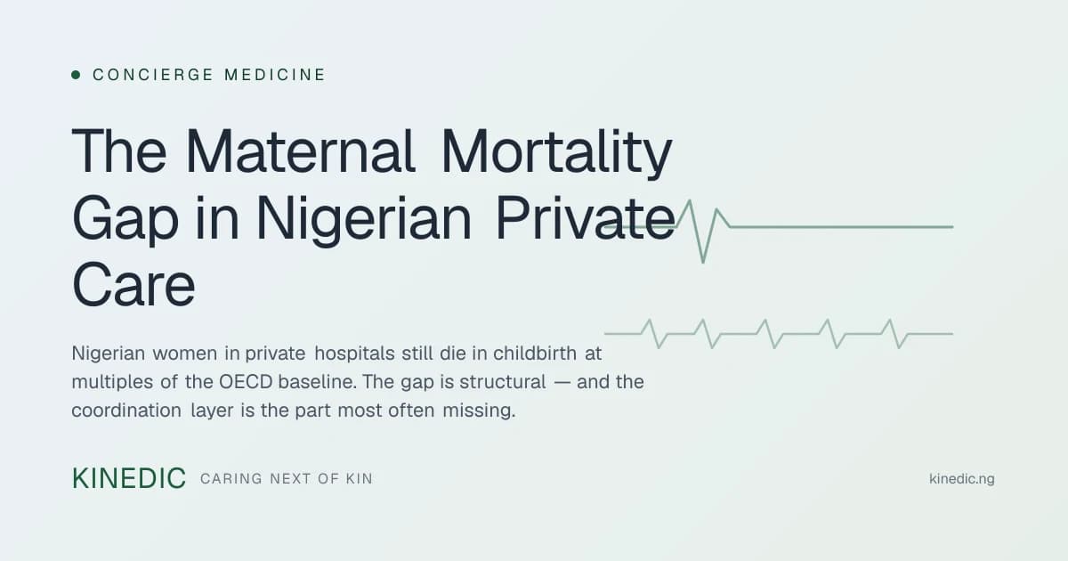 The Maternal Mortality Gap in Nigerian Private Care